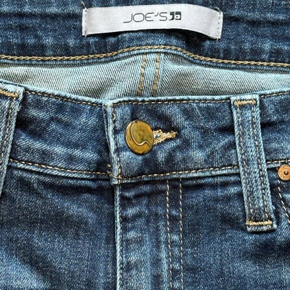 Joe's Mid-Rise, Distressed Skinny Ankle Jeans - Size 28 - Picture 6 of 12